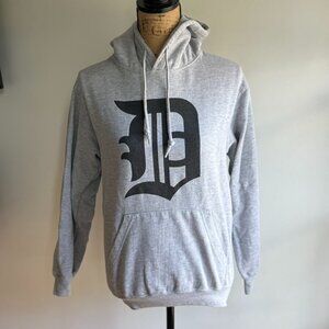 Detroit Tigers “Old English D” Gray Hoodie – Women's Small